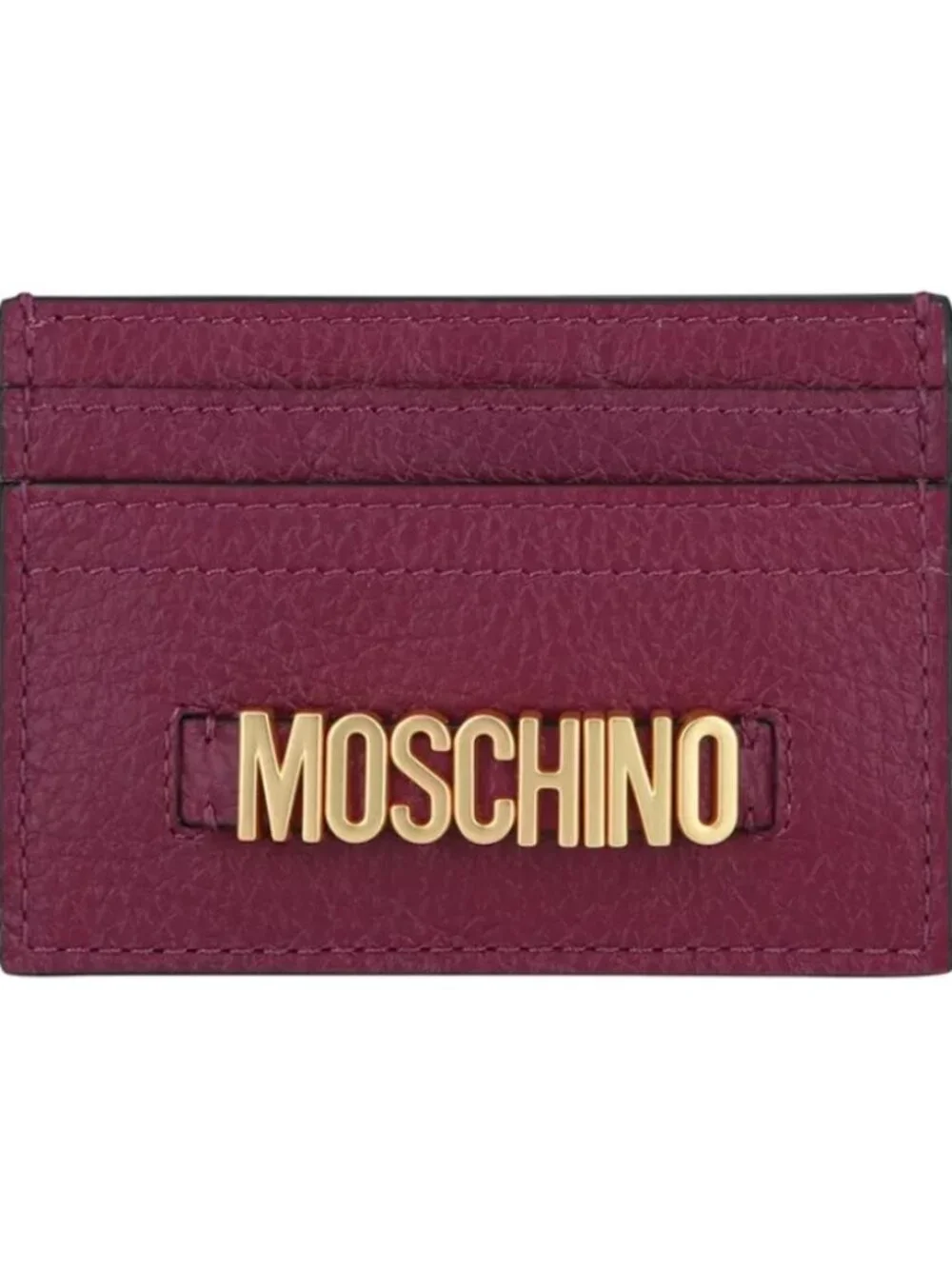 Moschino Card Case Magenta